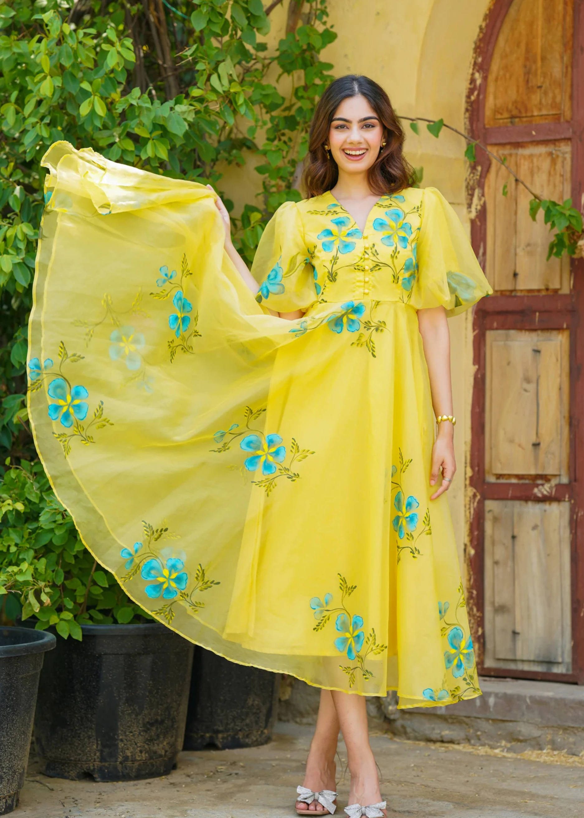Amber Frock 1pc - Luxury Pret